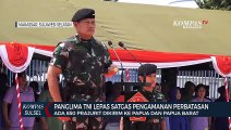 Panglima TNI Lepas Satgas Pengamana Perbatasan