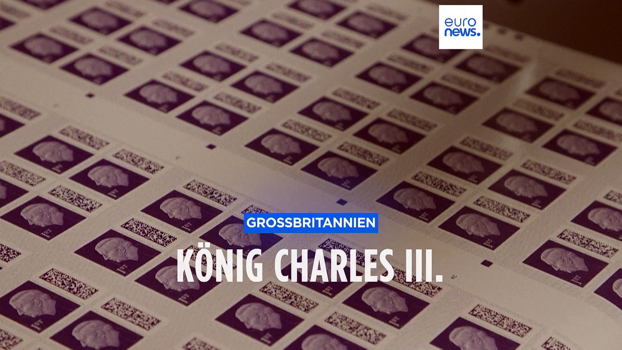 Ein König zum ablecken - Charles III jetzt als Briefmarke