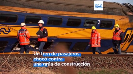 Países Bajos ¿Por qué dos trenes chocaron contra una grúa causando un mortal accidente?
