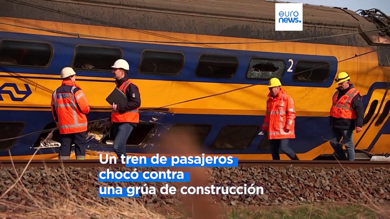 Países Bajos ¿Por qué dos trenes chocaron contra una grúa causando un mortal accidente?