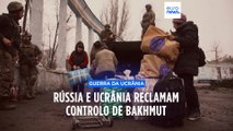 Rússia e Ucrânia reclamam controlo de Bakhmut