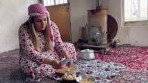 Harvesting mountain mushrooms in the village of Iran  IRAN nomadic life tehran