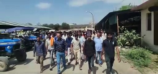 7 दिन बाद शुरू हुई अनाज मंडी फिर हुई बंद