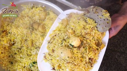 How to make Egg and Potato Biryani | Anday Aloo ki Biryani | By Zani’s Kitchen Secrets