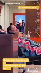 Katia Aveiro tem conversa hilariante com Dolores Aveiro
