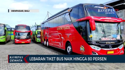 Harga Tiket Bus Jelang Lebaran Naik Hingga 80%