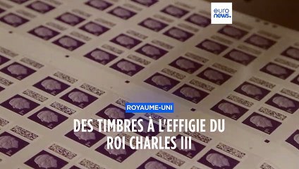 Royaume-Uni : des timbres à l'effigie de Charles III mis en vente dans les bureaux de poste