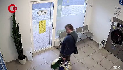 Çamaşır makinesi patladı, saniyelerle kurtuldu