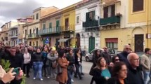 Dolore a Palermo al funerale di Federika Albanese