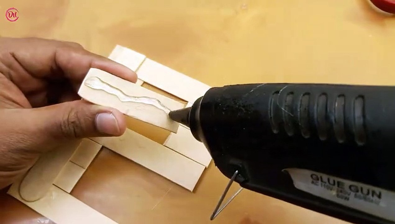 DIY  Modern House making with popsicle sticks -- Easy house making for small pet with popsicle