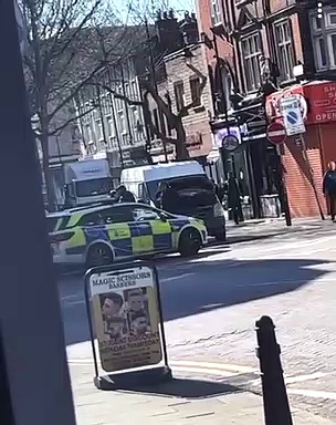Police swoop in town centre