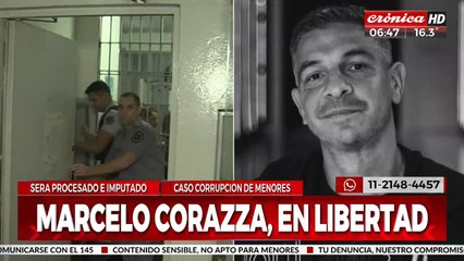 Corrupción de menores: liberaron a Marcelo Corazza