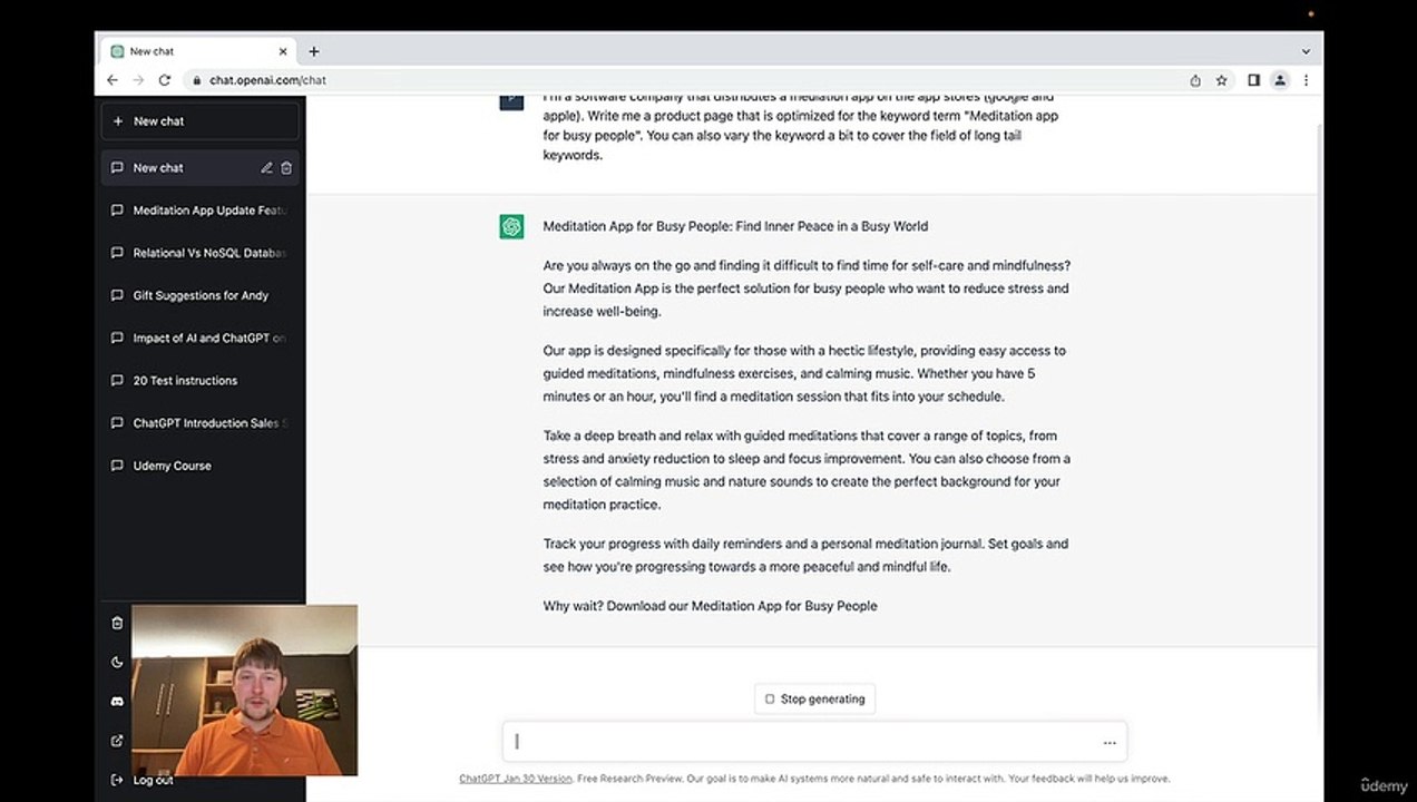 ChatGPT for Marketing  E-Commerce - Use ChatGPT for SEO optimization