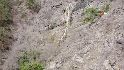 Yağan yağmurlar şelaleye yaradı