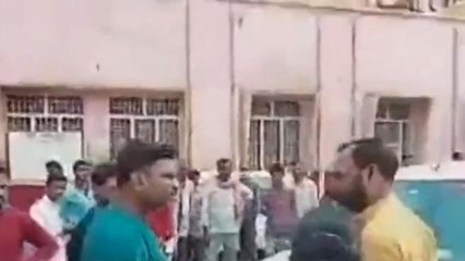 सीतापुर: बीजेपी नेता ने जमकर काटा हंगामा, गालियों की बौछार, वीडियो वायरल