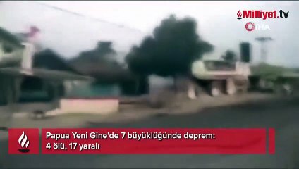 Papua Yeni Gine'de 7 büyüklüğünde deprem: 4 ölü, 17 yaralı