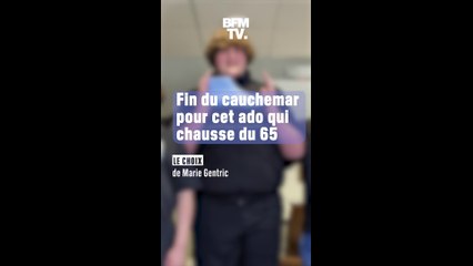 La fin du cauchemar pour cet Américain de 14 ans qui chausse du... 65