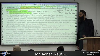 CAF-2 || Lecture 70 || Tax | sir Adnan Rauf | 2023