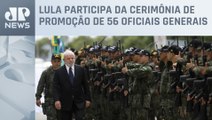 Presidente Lula recebe militares no Palácio do Planalto