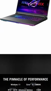 ASUS ROG Strix G16 (2023) Gaming Laptop, 16” 16:10 FHD 165Hz, GeForce RTX 4070, Intel Core i9-13980HX, 16GB DDR5, 1TB PCIe SSD, Wi-Fi 6E, Windows 11, G614JI-AS94, Eclipse Gray