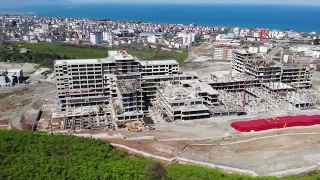 Ordu Şehir Hastanesi yüzde 85 tamamlandı
