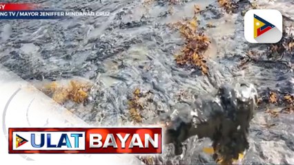 Oil spill mula sa MT Princess Empress, umabot na sa Coron, Palawan