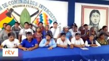 “No pueden llegar sin coordinación”: Interculturales prohíben la visita de Choquehuanca a Chimoré