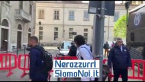 Coppa Italia, Juventus-Inter: l'arrivo dei nerazzurri a Torino