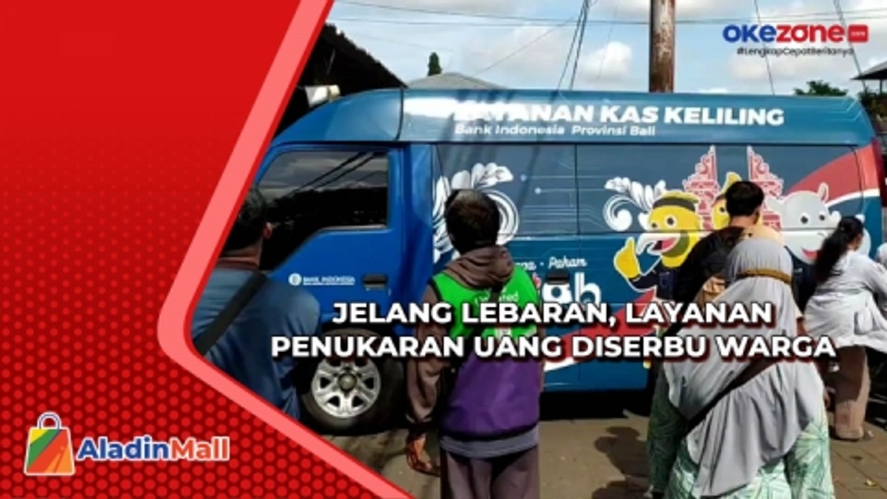 Layanan Penukaran Uang Keliling Bank Indonesia Diserbu Warga di Bali