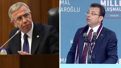 İmamoğlu'ndan Mansur Yavaş gafı! Hatasını fark etmedi bile