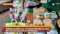 Pascuas Soberanas: Realizan una feria franca en la plaza San Martín de Posadas