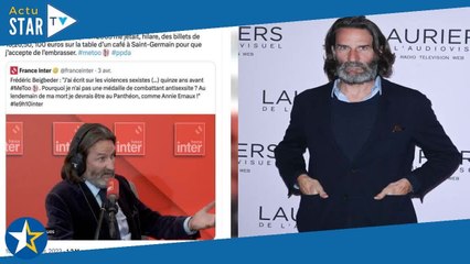 "Dégoût" : les accusatrices de PPDA s'étranglent face aux propos de Frédéric Beigbeder en pleine pro