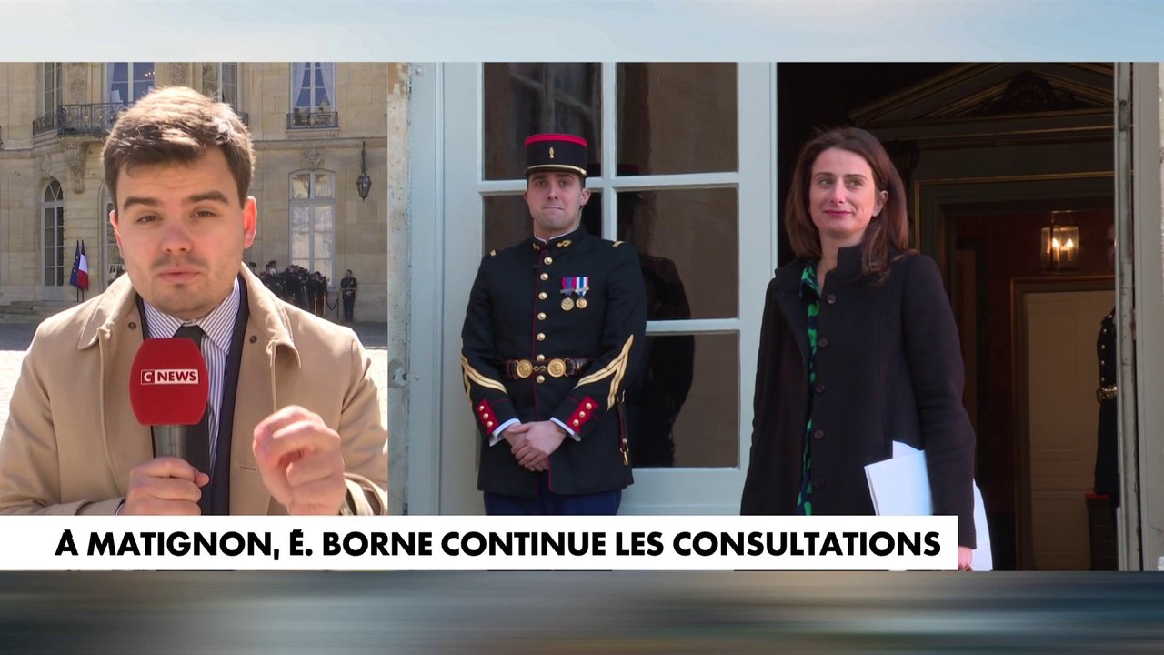 À Matignon, Élisabeth Borne continue les consultations