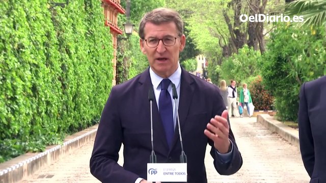 Feijóo, en Sevilla: Si uno quiere ser presidente del Gobierno es imprescindible venir a la Semana Santa. Por eso estoy aquí