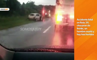 Accidente fatal en Ruta 34: chocaron de frente, un hombre murió y hay tres heridos
