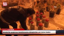 Kartal’da uyuşturucu imalathanesine dönüştürülen çatı katına baskın