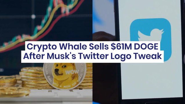 $61M Dogecoin Sold By Crypto Whale After Elon Musk's Twitter Logo Tweak