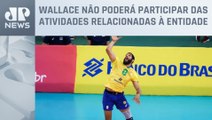 COB suspende Wallace da seleção brasileira masculina de vôlei por um ano devido a post contra Lula