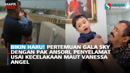 Bikin Haru! Pertemuan Gala Sky dengan Pak Ansori, Penyelamat Usai Kecelakaan Maut Vanessa Angel