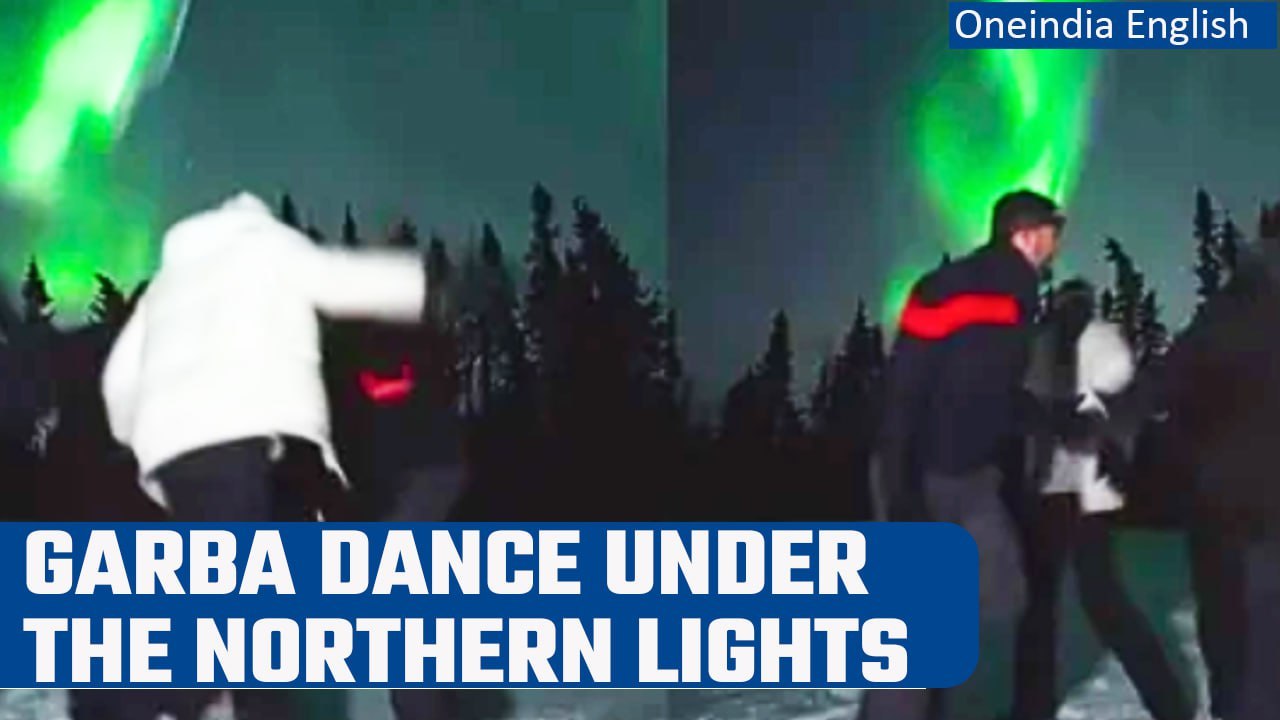Gujarati man performs ‘Garba’ under Northern li...