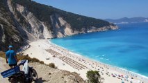 summer 2022, kefalonia , myrtos  Beach