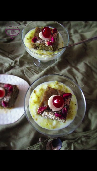 Besboussa matcha بسبوسة ماتشا بنة و خفة مشاء الله