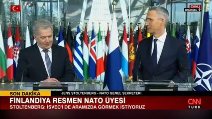 Finlandiya resmen NATO üyesi oldu...