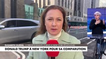 Donald Trump à New-York pour sa comparution