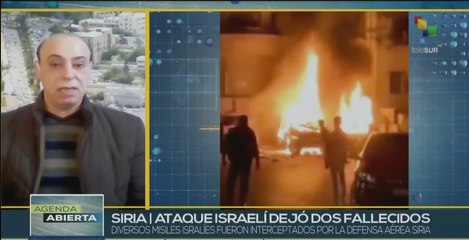 Nueva agresión israelí deja saldo de dos civiles fallecidos en Siria
