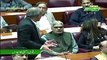 Federal Minister Khawaja Saad Rafique speaking in the National Assembly