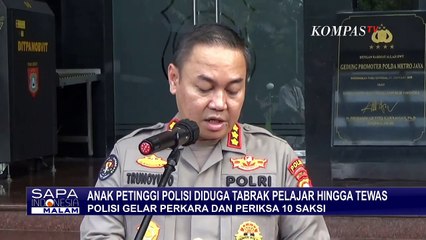Polisi Gelar Perkara Kasus Kecelakaan Anak Petinggi Polisi yang Tewaskan Pelajar