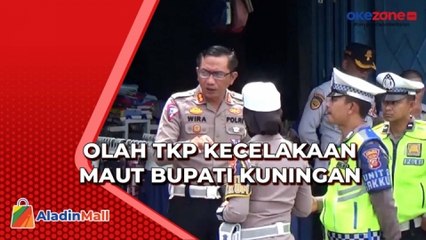 Polda Jabar Lakukan Olah TKP Kecelakaan MOBI Bupati Kuningan