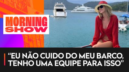 Val Marchiori explica caso de aluguel de iate ao Morning Show