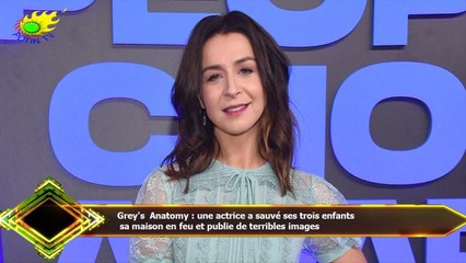 Grey's Anatomy : une actrice a sauvé ses trois enfants  sa maison en feu et publie de terribles imag